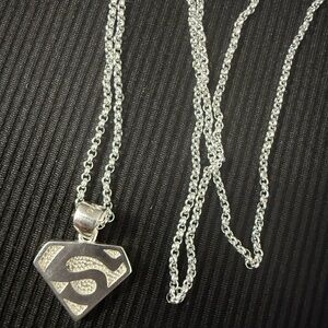 Superman necklace 20"